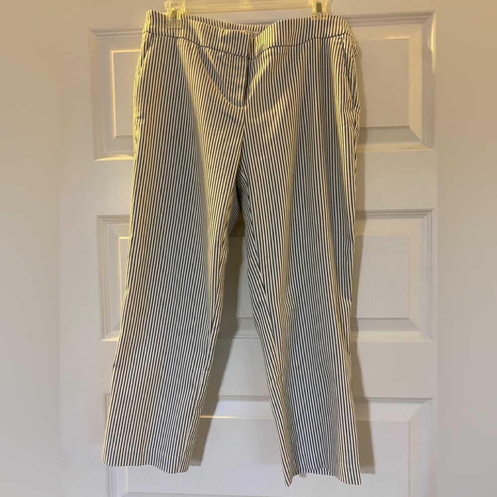 Striped Capri pants